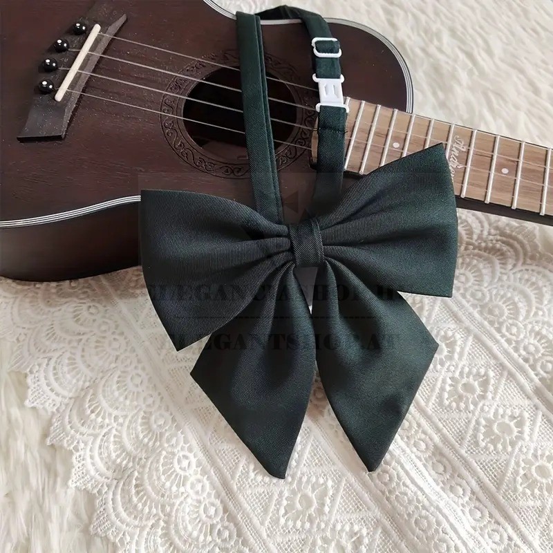 Női csokornyakkendő - Sötétzöld